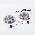 Factory Price 110v 220v Adjustable Temperature Hot Plate 2000w Electric Countertop Double Burner Electric Stove